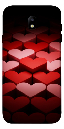 Чохол itsPrint Hearts pattern для Samsung J730 Galaxy J7 (2017)