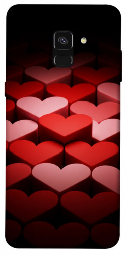 Чохол itsPrint Hearts pattern для Samsung A530 Galaxy A8 (2018)