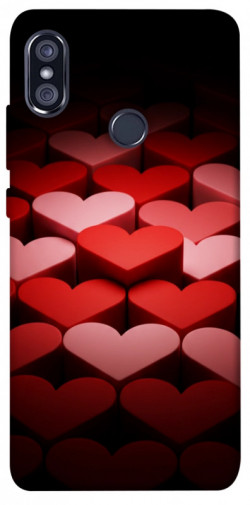 Чохол itsPrint Hearts pattern для Xiaomi Redmi Note 5 Pro / Note 5 (AI Dual Camera)