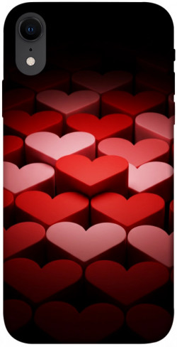 Чехол itsPrint Hearts pattern для Apple iPhone XR (6.1")