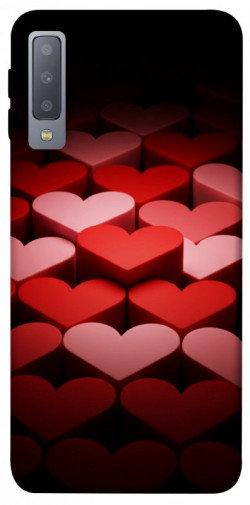 Чохол itsPrint Hearts pattern для Samsung A750 Galaxy A7 (2018)