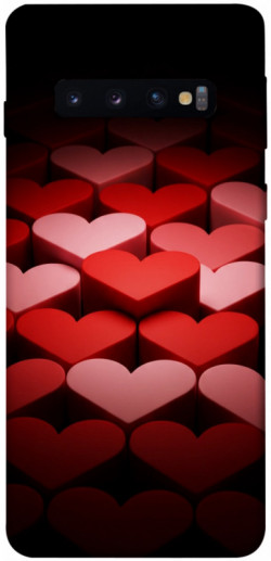 Чохол itsPrint Hearts pattern для Samsung Galaxy S10