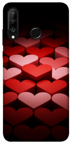 Чохол itsPrint Hearts pattern для Huawei P30 lite