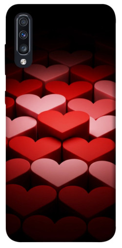 Чохол itsPrint Hearts pattern для Samsung Galaxy A70 (A705F)