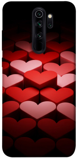 Чохол itsPrint Hearts pattern для Xiaomi Redmi Note 8 Pro