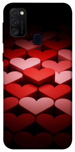 Чохол itsPrint Hearts pattern для Samsung Galaxy M30s / M21