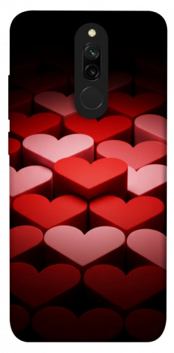 Чохол itsPrint Hearts pattern для Xiaomi Redmi 8