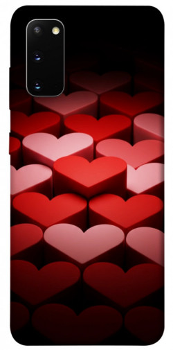Чохол itsPrint Hearts pattern для Samsung Galaxy S20