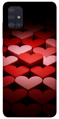 Чохол itsPrint Hearts pattern для Samsung Galaxy A51