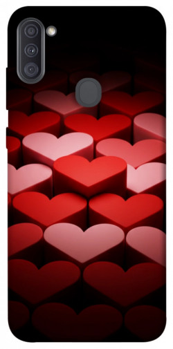 Чохол itsPrint Hearts pattern для Samsung Galaxy A11