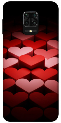 Чохол itsPrint Hearts pattern для Xiaomi Redmi Note 9s / Note 9 Pro / Note 9 Pro Max