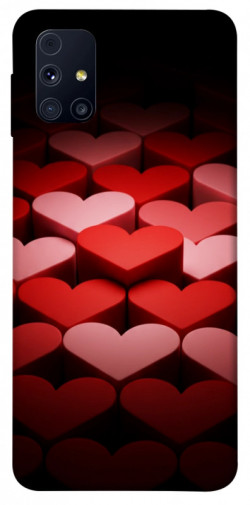 Чохол itsPrint Hearts pattern для Samsung Galaxy M31s