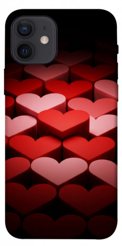 Чехол itsPrint Hearts pattern для Apple iPhone 12 Pro (6.1")