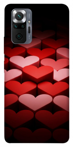 Чохол itsPrint Hearts pattern для Xiaomi Redmi Note 10 Pro