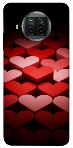 Чохол itsPrint Hearts pattern для Xiaomi Mi 10T Lite / Redmi Note 9 Pro 5G