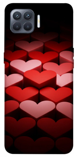 Чехол itsPrint Hearts pattern для Oppo Reno 4 Lite