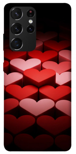Чехол itsPrint Hearts pattern для Samsung Galaxy S21 Ultra