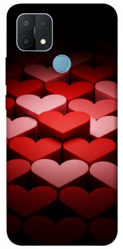 Чехол itsPrint Hearts pattern для Oppo A15s / A15