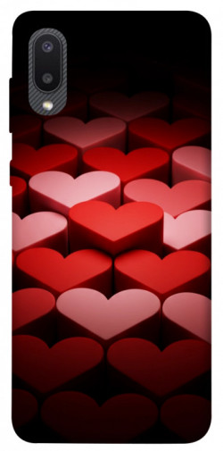 Чехол itsPrint Hearts pattern для Samsung Galaxy A02