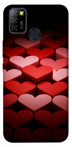 Чехол itsPrint Hearts pattern для Infinix Hot 10 Lite
