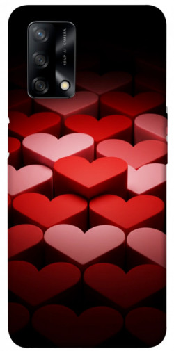 Чехол itsPrint Hearts pattern для Oppo A74 4G