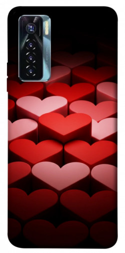Чехол itsPrint Hearts pattern для TECNO Camon 17 Pro