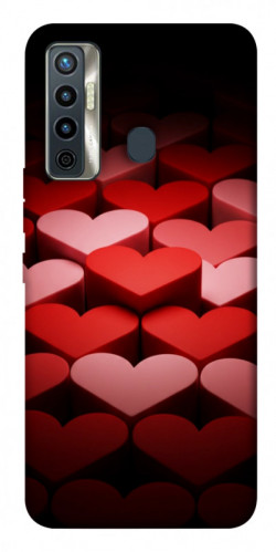 Чохол itsPrint Hearts pattern для TECNO Camon 17 Pro