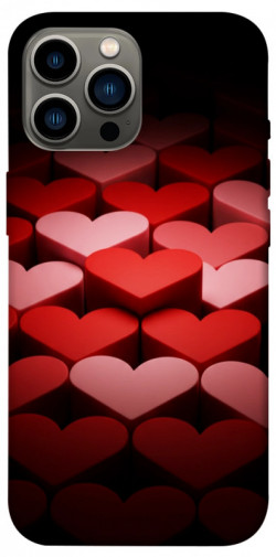 Чехол itsPrint Hearts pattern для Apple iPhone 13 Pro Max (6.7")