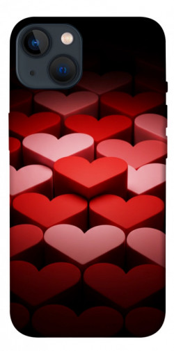 Чехол itsPrint Hearts pattern для Apple iPhone 13 (6.1")