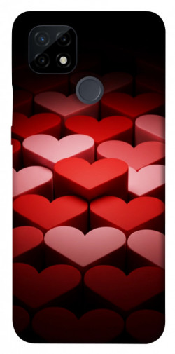 Чохол itsPrint Hearts pattern для Realme C21