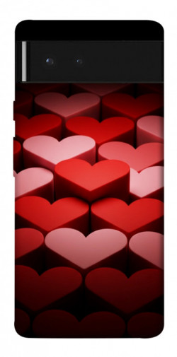Чехол itsPrint Hearts pattern для Google Pixel 6