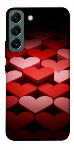 Чехол itsPrint Hearts pattern для Samsung Galaxy S22