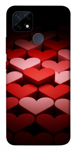 Чохол itsPrint Hearts pattern для Realme C21Y