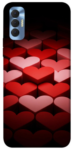 Чехол itsPrint Hearts pattern для TECNO Spark 8P