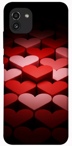 Чехол itsPrint Hearts pattern для Samsung Galaxy A03