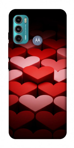 Чехол itsPrint Hearts pattern для Motorola Moto G60
