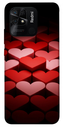 Чехол itsPrint Hearts pattern для Xiaomi Redmi 10C