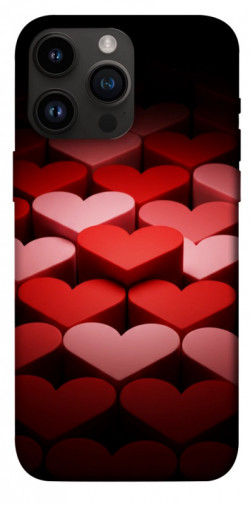 Чехол itsPrint Hearts pattern для Apple iPhone 14 Pro Max (6.7")