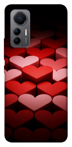 Чехол itsPrint Hearts pattern для Xiaomi 12 Lite