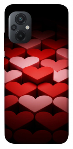 Чехол itsPrint Hearts pattern для Xiaomi Poco M5