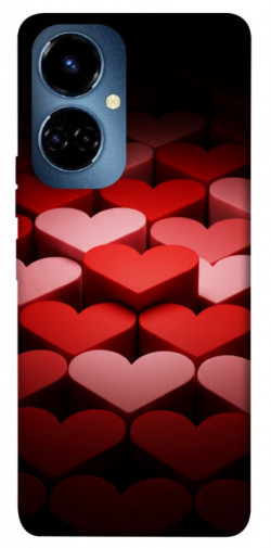 Чехол itsPrint Hearts pattern для TECNO Camon 19 (CI6n) / 19 Pro (CI8n)