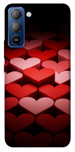 Чехол itsPrint Hearts pattern для TECNO Pop 5 LTE