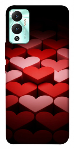 Чехол itsPrint Hearts pattern для Infinix Hot 12 Play