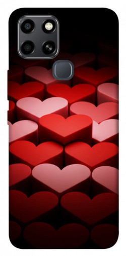 Чехол itsPrint Hearts pattern для Infinix Smart 6