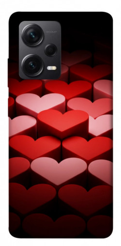 Чехол itsPrint Hearts pattern для Xiaomi Redmi Note 12 Pro+ 5G