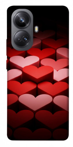 Чохол itsPrint Hearts pattern для Realme 10 Pro+