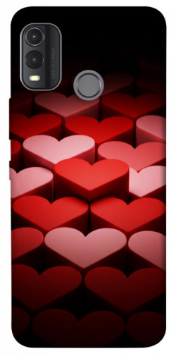 Чехол itsPrint Hearts pattern для Nokia G11 Plus