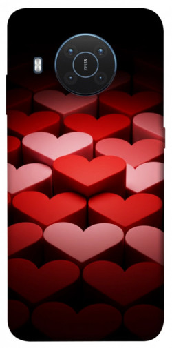 Чехол itsPrint Hearts pattern для Nokia X10 / X20
