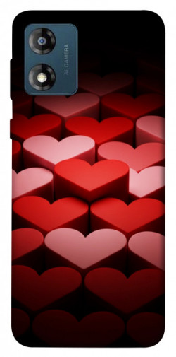 Чехол itsPrint Hearts pattern для Motorola Moto E13
