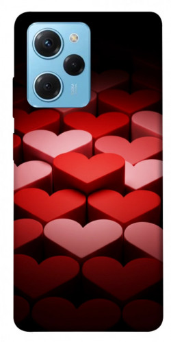 Чехол itsPrint Hearts pattern для Xiaomi Poco X5 Pro 5G